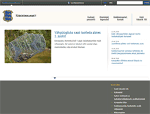 Tablet Screenshot of keskkonnaamet.ee